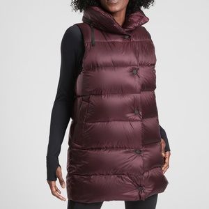 Athleta Haven Down Long Puffer Vest